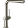 Кухонный смеситель Hansgrohe Talis M54 однорычажный, 270, 1jet 72840800, под сталь. Фото