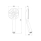 Лейка для душа Optima Home IDDIS OPH1F98i18. Фото